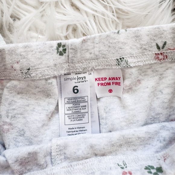 Simple Joys by Carter’s | Floral Pajama Set Size 6 - Picture 3 of 5